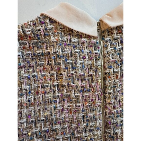 Ever After Tweed Dress Women’s Small Removable Brooch Old Money Preppy - Picture 6 of 16